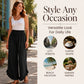 ✨ Easy Everyday Comfort | Women's High-Waisted Cotton-Linen Trousers