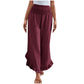 ✨ Easy Everyday Comfort | Women's High-Waisted Cotton-Linen Trousers