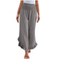 ✨ Easy Everyday Comfort | Women's High-Waisted Cotton-Linen Trousers