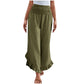 ✨ Easy Everyday Comfort | Women's High-Waisted Cotton-Linen Trousers