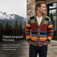✨ Quality You Can Feel | Men's Shawl-Collar Striped Knit Cardigan