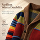 ✨ Quality You Can Feel | Men's Shawl-Collar Striped Knit Cardigan