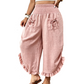 ✨ Effortless Everyday Style | Women's Smocked High-Waist Wide-Leg Trousers