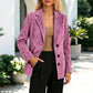✨ Elevated Comfort | Women's Suede Blazer Jacket
