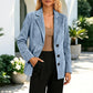 ✨ Elevated Comfort | Women's Suede Blazer Jacket