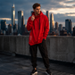☁️ All-Day Comfort | Men's Relaxed-Fit High-Neck Hooded Sweatshirt