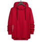 ☁️ All-Day Comfort | Men's Relaxed-Fit High-Neck Hooded Sweatshirt