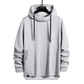 ☁️ All-Day Comfort | Men's Relaxed-Fit High-Neck Hooded Sweatshirt