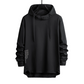 ☁️ All-Day Comfort | Men's Relaxed-Fit High-Neck Hooded Sweatshirt