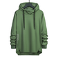 ☁️ All-Day Comfort | Men's Relaxed-Fit High-Neck Hooded Sweatshirt