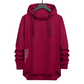 ☁️ All-Day Comfort | Men's Relaxed-Fit High-Neck Hooded Sweatshirt