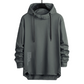 ☁️ All-Day Comfort | Men's Relaxed-Fit High-Neck Hooded Sweatshirt