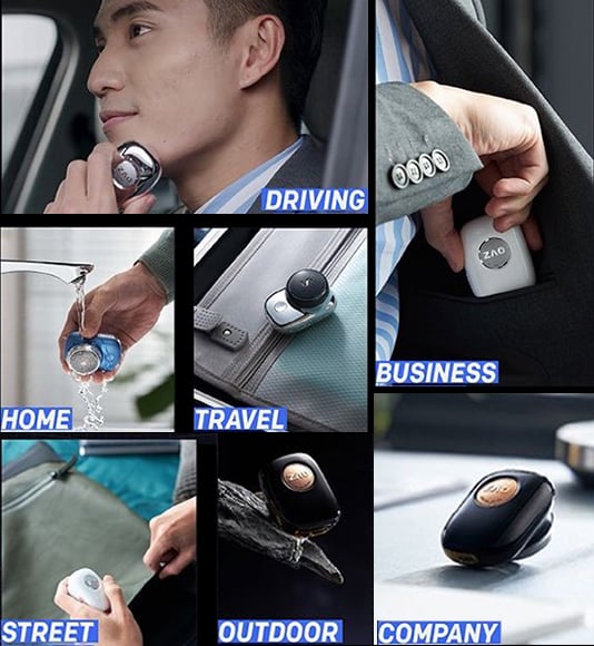 Portable mini electric shaver