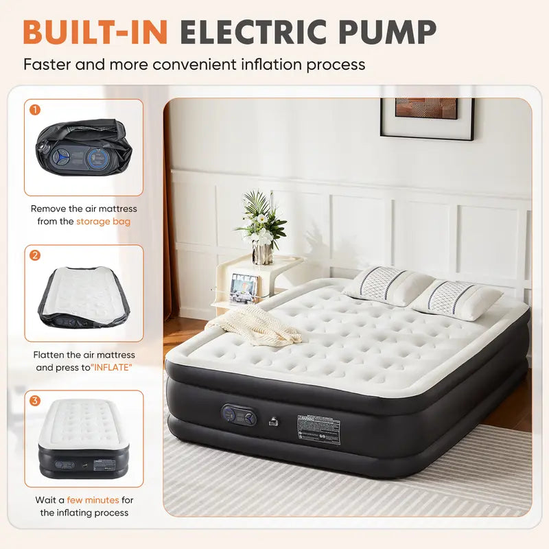 💥Best Sellers-Large Inflatable Mattress-For everyday use at home and outdoors✈️Free Shipping