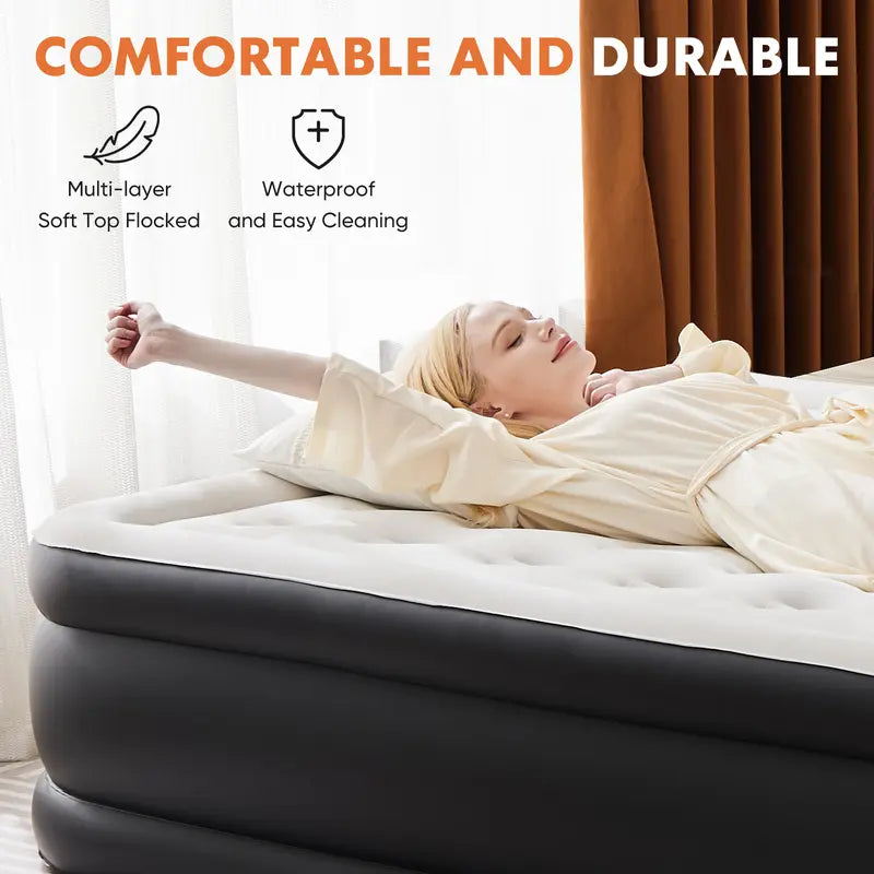 💥Best Sellers-Large Inflatable Mattress-For everyday use at home and outdoors✈️Free Shipping