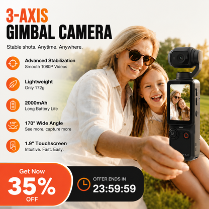 📸✨【Limited Edition – 50% Off】Pocket camera with flip-up display – Take perfect selfies 📱💄 and share them instantly, no editing required